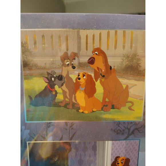 New Walt Disney Lady & The Tramp 4 Lithograph Portfolio Dog Store Exclusive READ - Picture 3 of 10